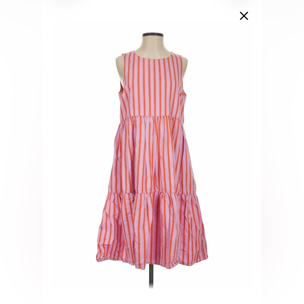 MDS Stripes Peasant Dress - Size 2